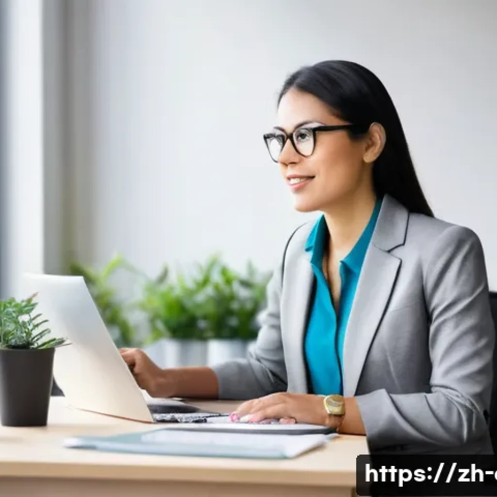 사회적 책임 경영 전문가로서의 자기 관리법 - **Prompt: The Organized CSR Expert - Mastering Time and Tools**
    A dynamic, eye-level shot inside...
