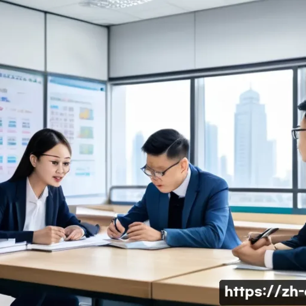 사회적 책임 경영 자격증 시험 일정과 준비법 - A modern, bright classroom scene set in a Chinese urban environment, showing diverse adult professio...